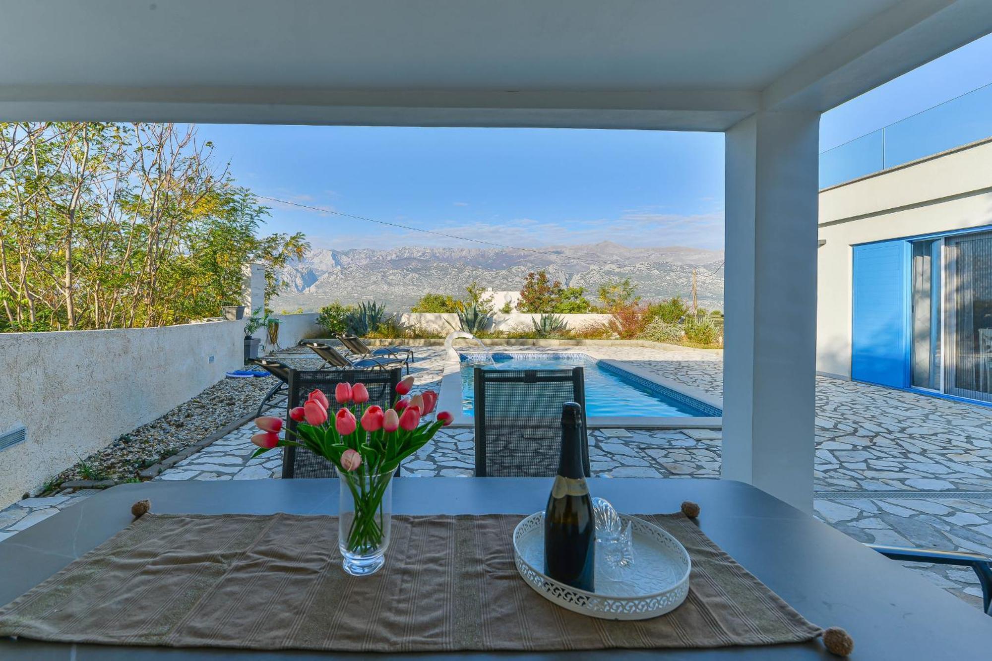 ווינייראץ Villa Anna With Pool, Zadar County מראה חיצוני תמונה